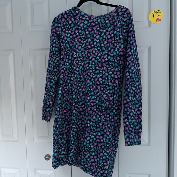 EUC beachcomber dress Lilly Pulitzer dress low tide navy spotted - Picture 6 of 6